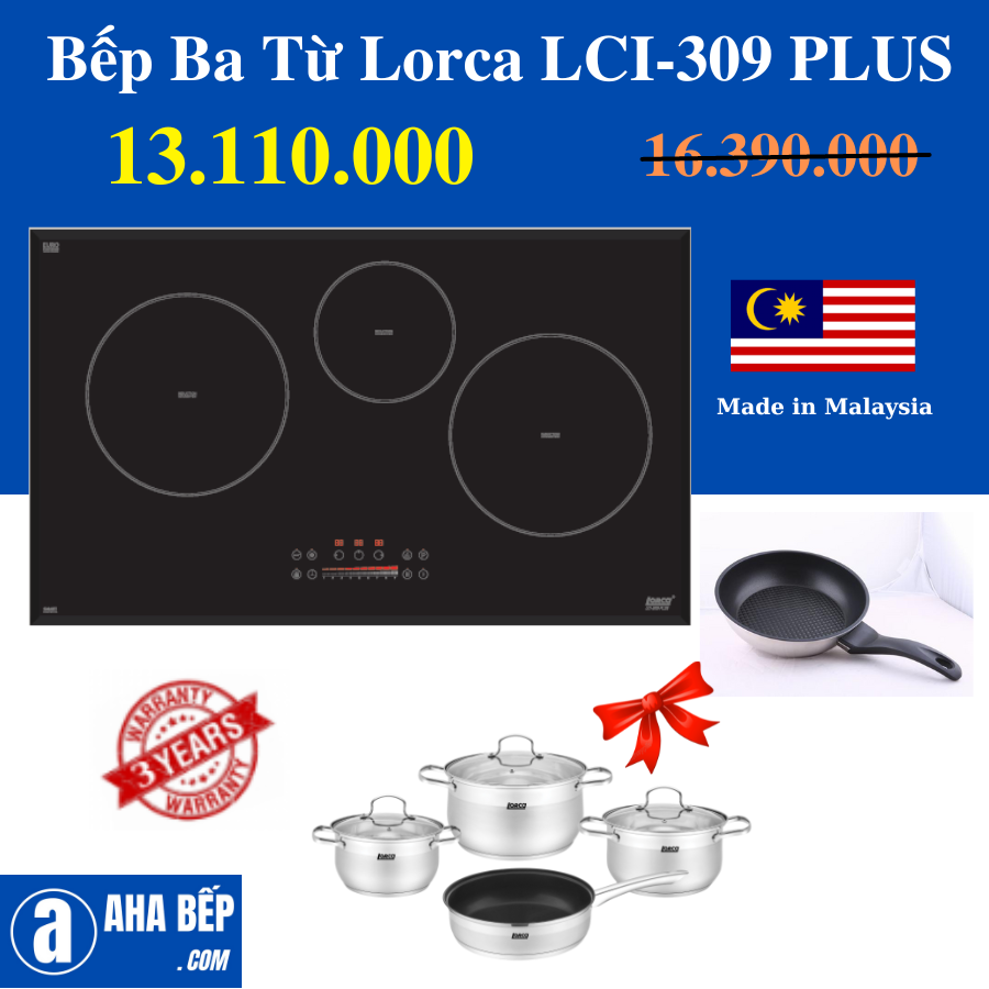 Bếp 3 Từ Locar LCI-309 PLUS