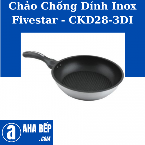Chảo Chống Dính Inox Fivestar - CKD26-3DI