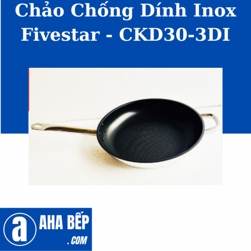 Chảo Chống Dính Inox Fivestar - CKD30-3DI