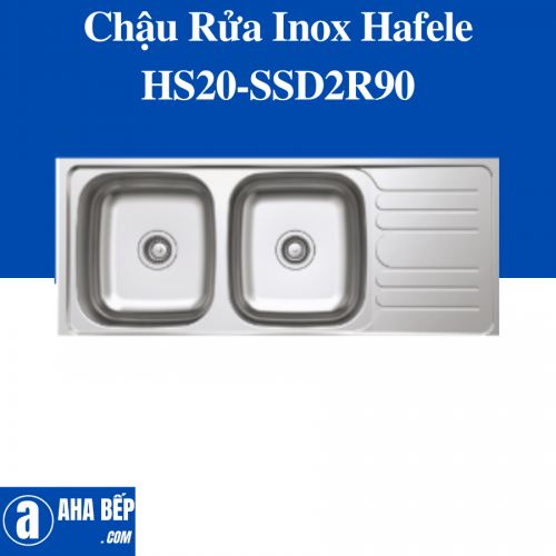 Chậu Rửa Inox Hafele HS20-SSD2R90