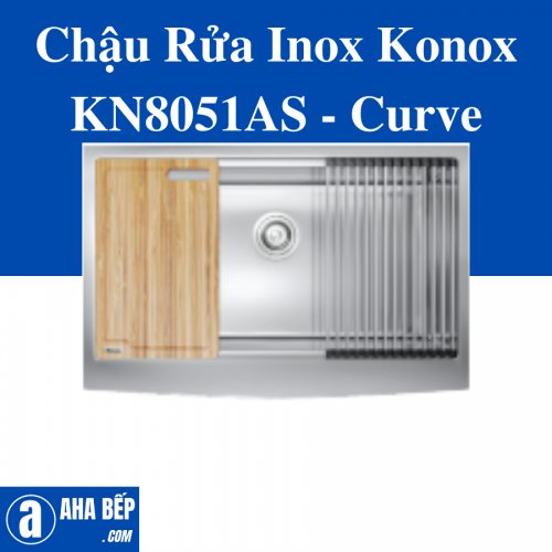 Chậu Rửa Inox Konox KN8051AS - Curve