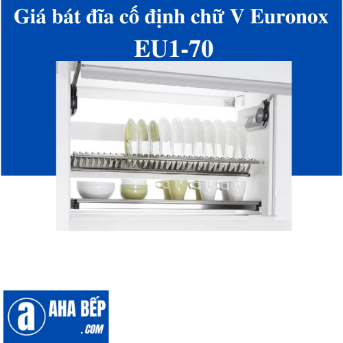 Giá bát đĩa cố định chữ V - 2 Tầng EU1-70