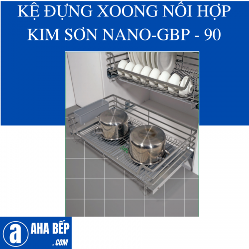 KỆ ĐỰNG XOONG NỒI HỢP KIM SƠN NANO Grob  -GBP - 90