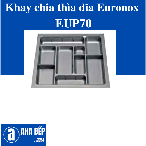 Khay chia thìa dĩa nhựa cao cấp EURONOX EUP70