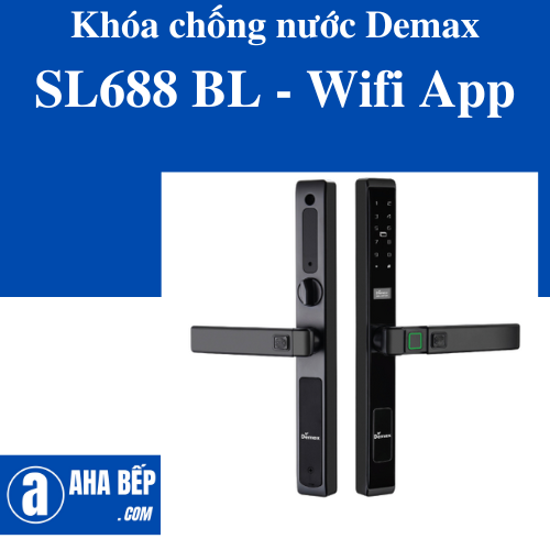 Khóa chống nước Demax SL688 BL - Wifi App