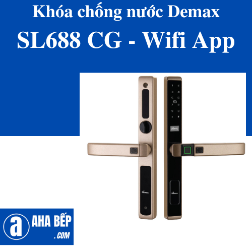 Khóa chống nước Demax SL688 CG - Wifi App