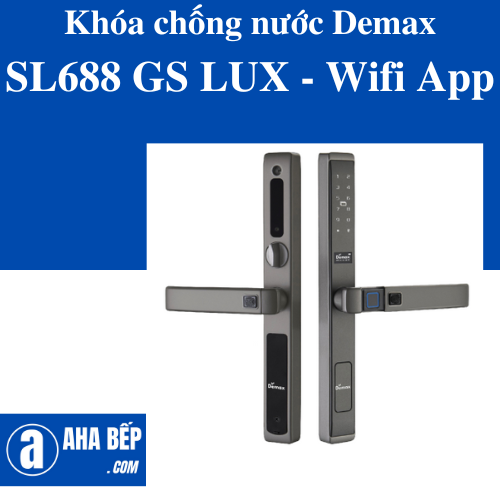 Khóa chống nước Demax SL688 GS LUX - Wifi App
