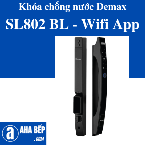 Khóa chống nước Demax SL802 BL - Wifi App