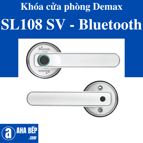 Khóa cửa phòng Demax SL108 SV - Bluetooth
