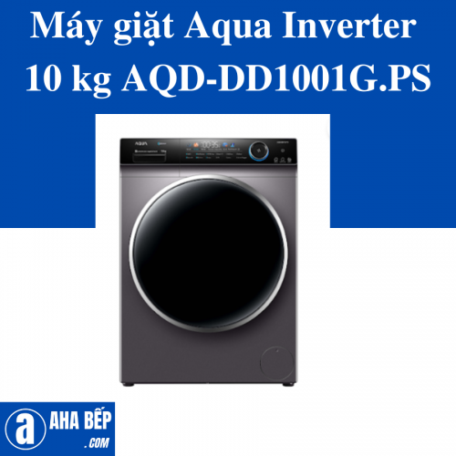 Máy giặt Aqua Inverter 10 kg AQD-DD1001G.PS