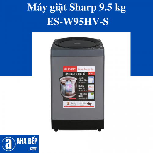 ”Máy giặt Sharp 9.5 kg  ES-W95HV-S