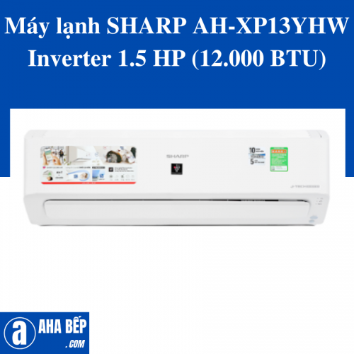 Máy lạnh SHARP AH-XP13YHW Inverter 1.5 HP (12.000 BTU)