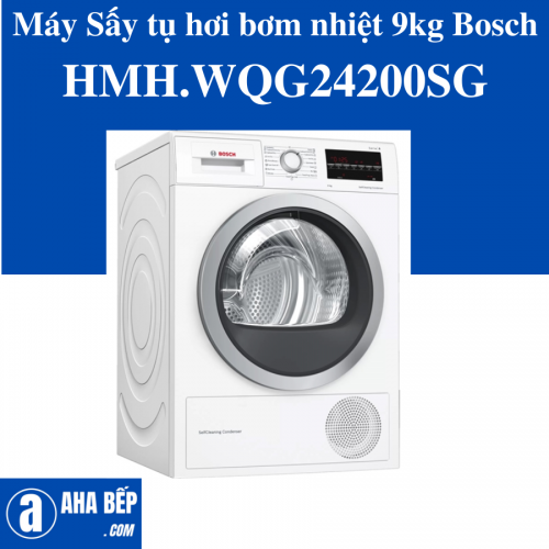 Máy Sấy tụ hơi bơm nhiệt 9kg Bosch HMH.WTW85400SG