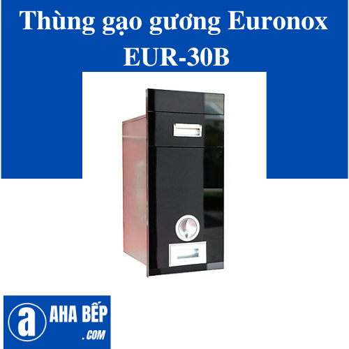 Thùng gạo gương, nút xoay - màu đen EURONOX EUR-30B