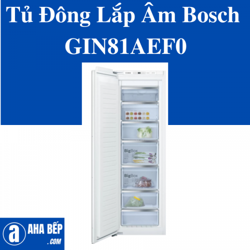 Tủ Đông Lắp Âm Bosch GIN81AEF0