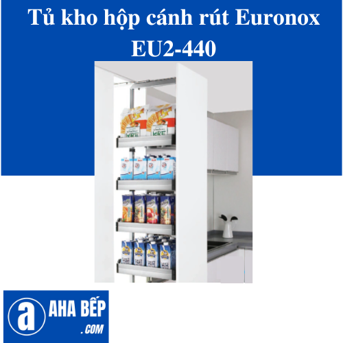 Tủ kho hộp cánh rút - 4 tầng EURONOX EU2-440