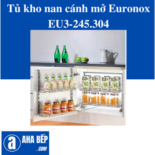 Tủ kho nan cánh mở - 2 tầng EURONOX EU3-245.304