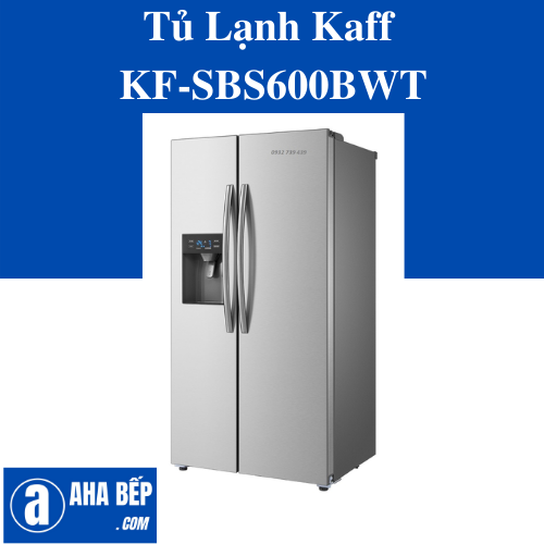 Tủ lạnh Side by Side KAFF KF-SBS600BWT