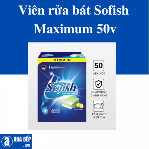 Viên rửa bát Sofish Maximum 50v